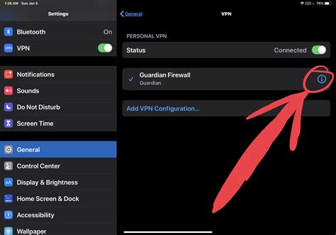 where to find vpn on iphone